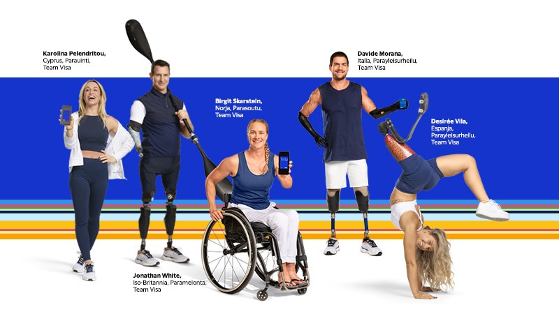 paralympic team visa athletes